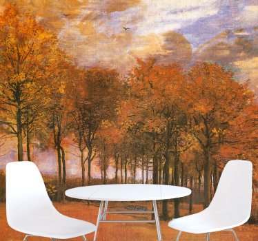Fototapete landschaft herbstwald szenerie - TenStickers