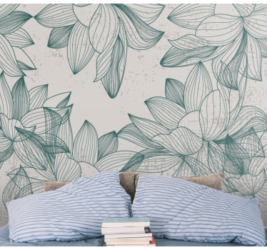 Fototapete Magnolien elegantes blumendesign - TenStickers