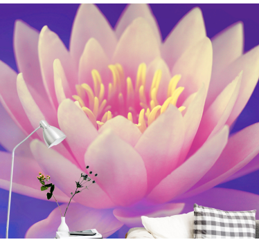 Fototapete mohnblumen elegante seerose - TenStickers