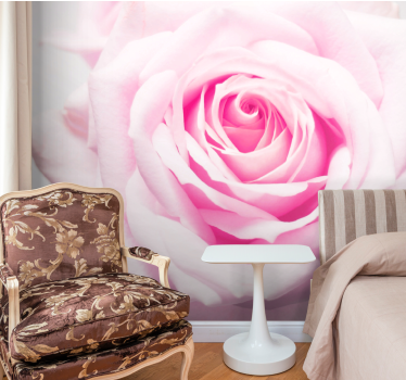 Fototapete mohnblumen in sanftem rosa - TenStickers