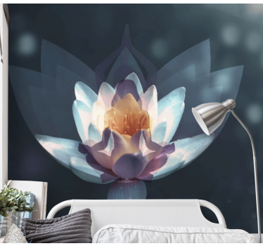 Fototapete Mohnblumen lotusblüten-design - TenStickers