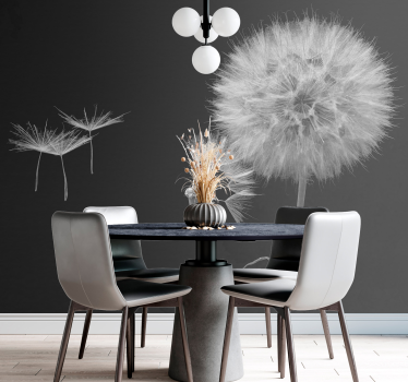 Fototapete Pusteblume elegante silhouetten - TenStickers