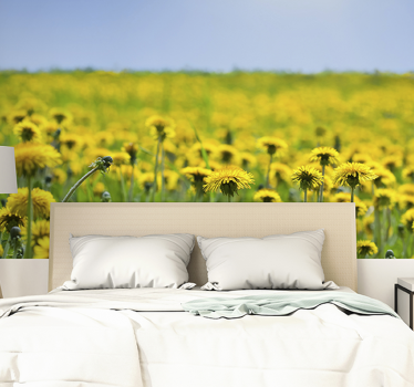 Fototapete pusteblume wiesenlandschaft - TenStickers