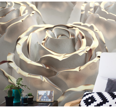 Fototapete Rosen elegante rosenformation - TenStickers
