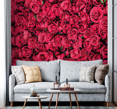 Fototapete rosen mit lebendigen rosenblüten - TenStickers
