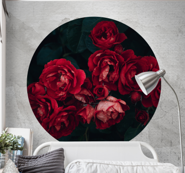 Fototapete rosen rote rosenblüten - TenStickers