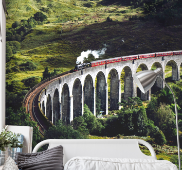 Fototapete städte ikonische eisenbahnbrücke - TenStickers