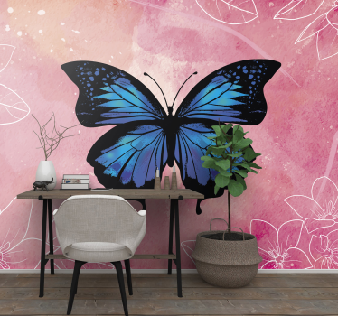 Fototapete Jugendzimmer Schmetterling - TenStickers