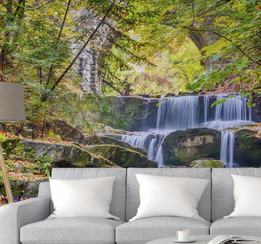 Fototapete wasserfall ruhige wasserfallfälle - TenStickers