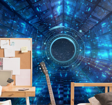 Fototapete weltraum 3d kosmisches portal - TenStickers
