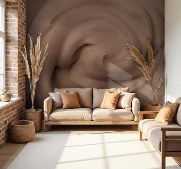 Fototapete Wohnzimmer creme textur - TenStickers