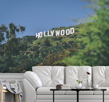 Hollywood Schriftzug Los Angeles Fototapete Städte - TenStickers
