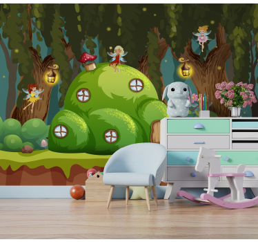 Fototapete Kinderzimmer Welt der Feen - TenStickers
