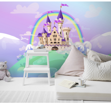 Fototapete Kinderzimmer Prinzessinnenschloss - TenStickers
