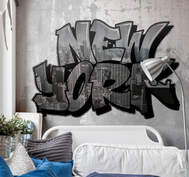 Fototapete Jugendzimmer New York Graffiti - TenStickers