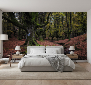 Tapete wald verzauberter herbstwald - TenStickers
