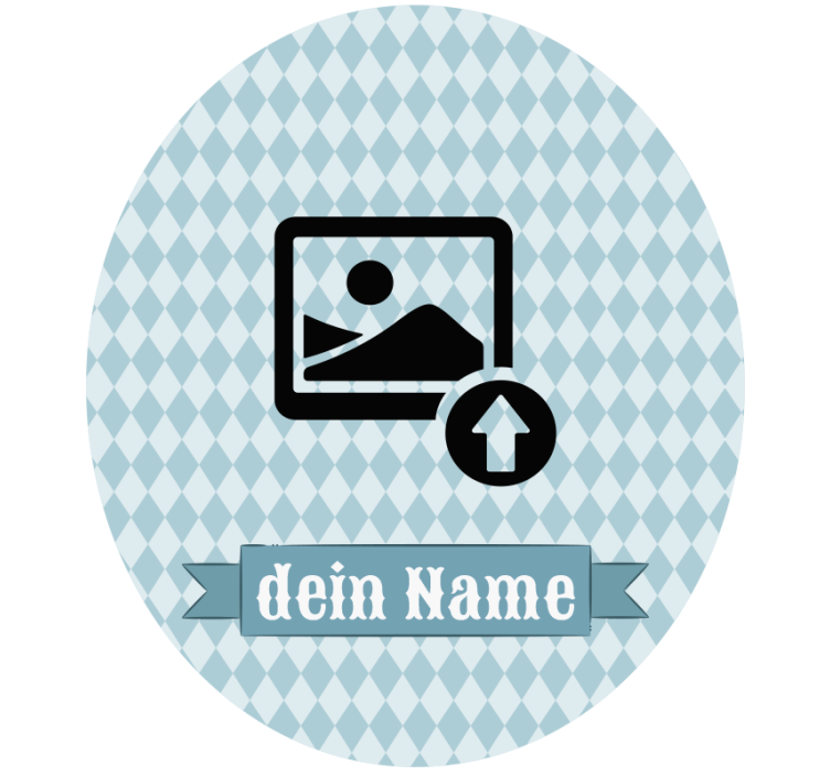 Untersetzer personalisiert rundes individuelles - TenStickers