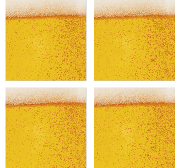 Bier Textur Bierdeckel Untersetzer  - TenStickers