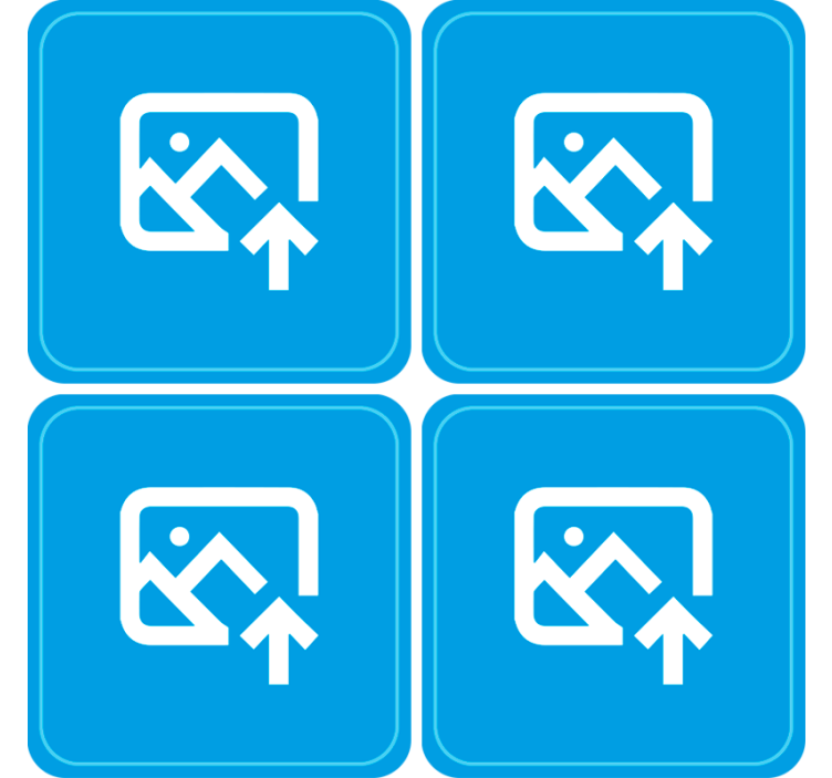 Untersetzer personalisiert Personalisiertes hundefoto - TenStickers