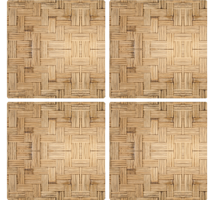 Untersetzer gewebte oberfläche - TenStickers