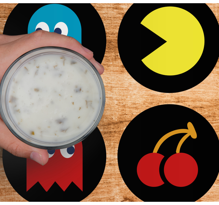 Untersetzer geek bunte retro icons - TenStickers