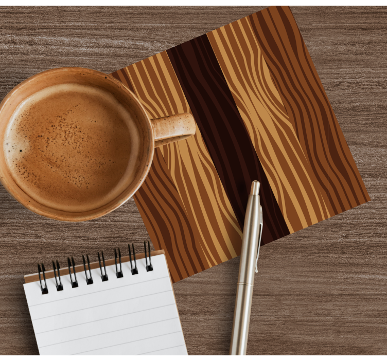 Untersetzer aus natürlichem holzfurnier - TenStickers