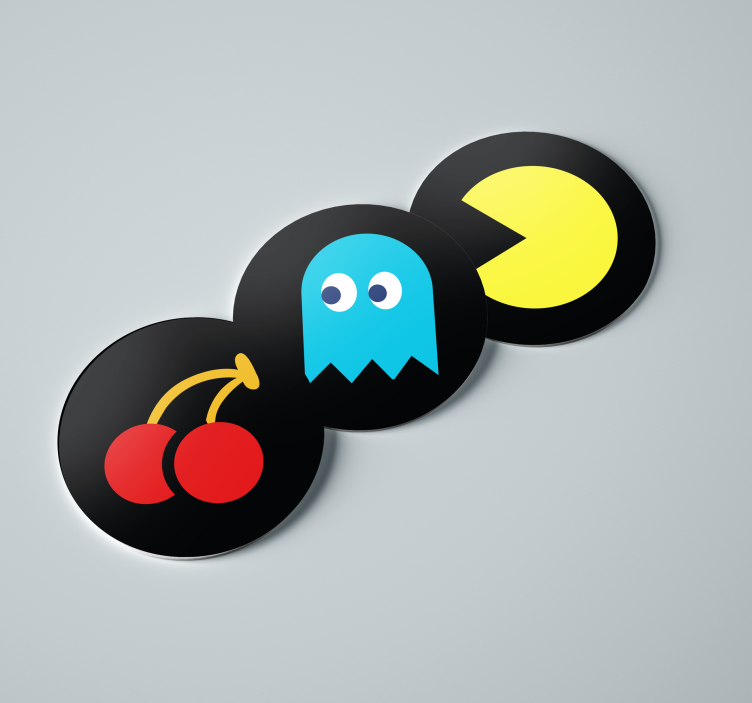 Untersetzer geek bunte retro icons - TenStickers