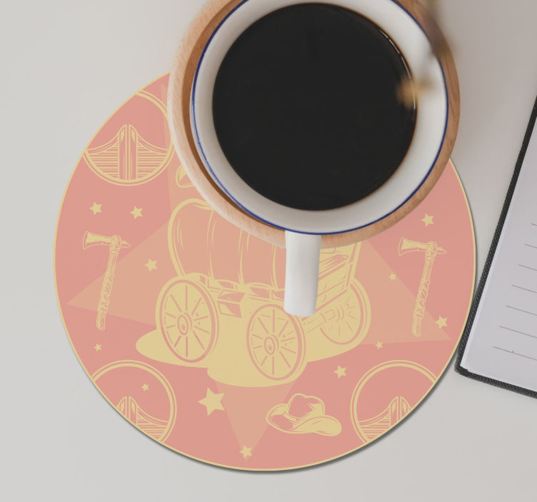 Untersetzer geek im retro wagen design - TenStickers