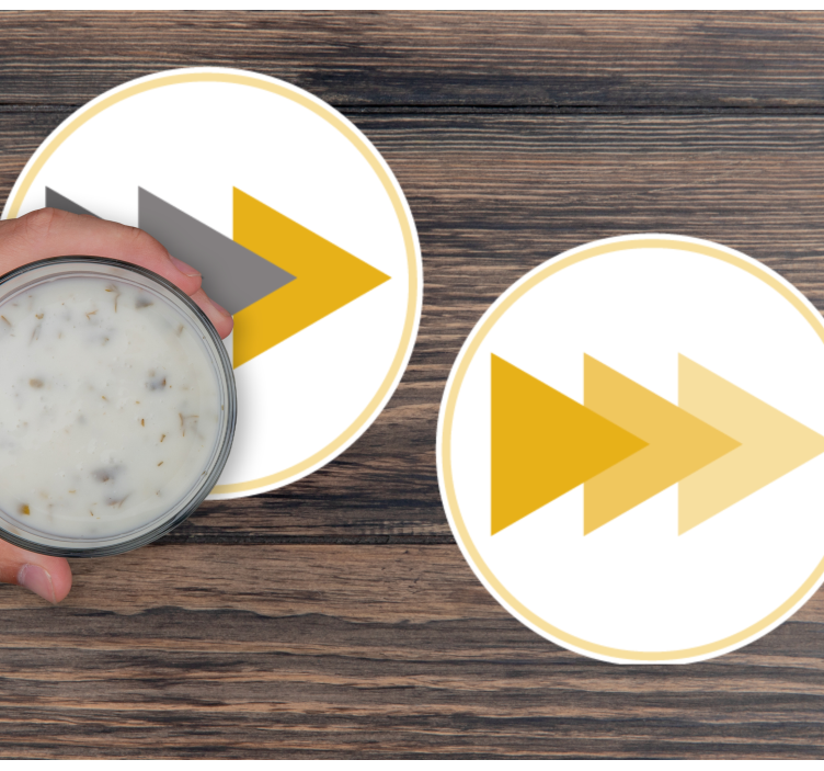 Untersetzer geek mit richtungspfeil-motiv - TenStickers