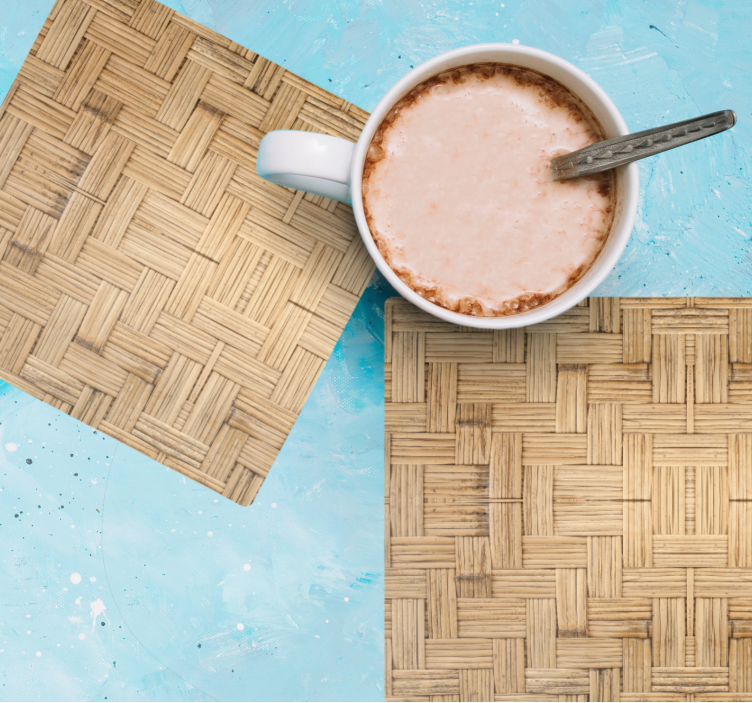 Untersetzer gewebte oberfläche - TenStickers