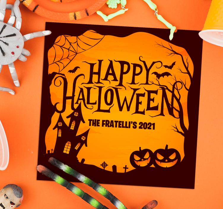 Untersetzer halloween für gruselige feiern - TenStickers