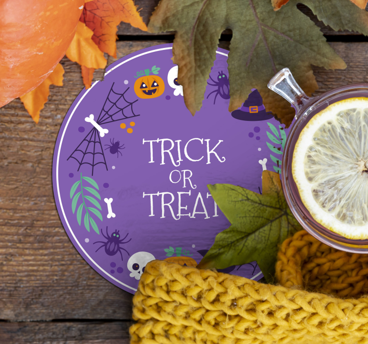 Untersetzer halloween mit halloween motiv - TenStickers