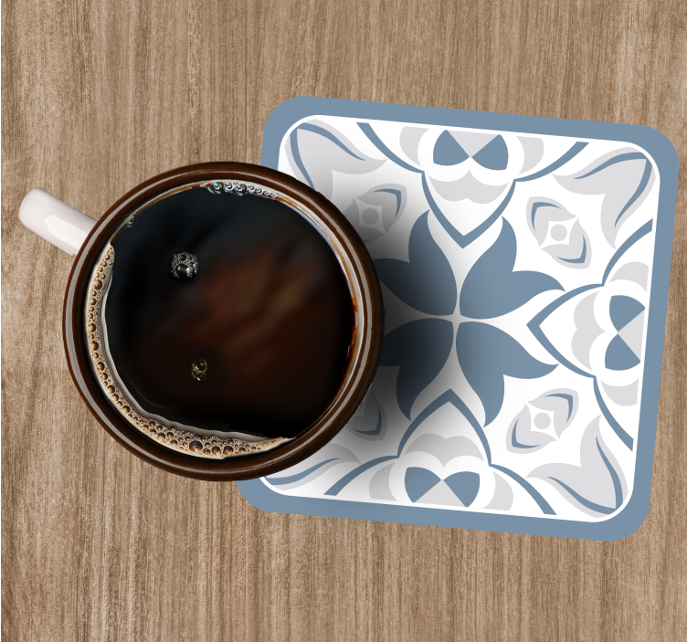 Untersetzer im eleganten blumenmotiv - TenStickers