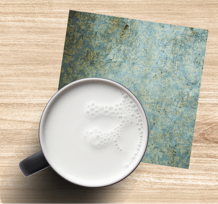 Untersetzer im vintage blau muster - TenStickers