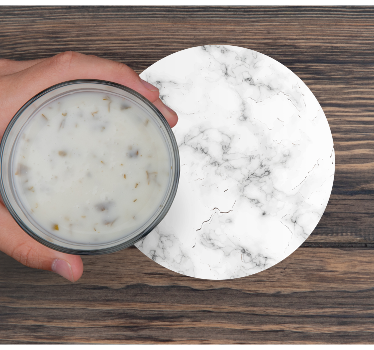 Untersetzer mit elegantem marmoroberfläche - TenStickers