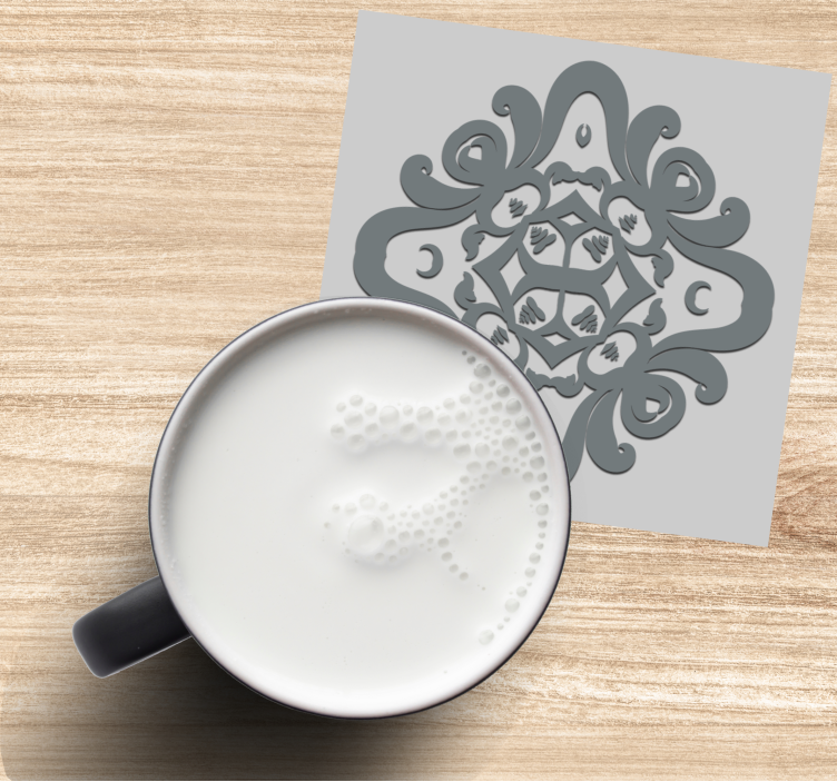 Untersetzer mit filigranem musterdesign - TenStickers