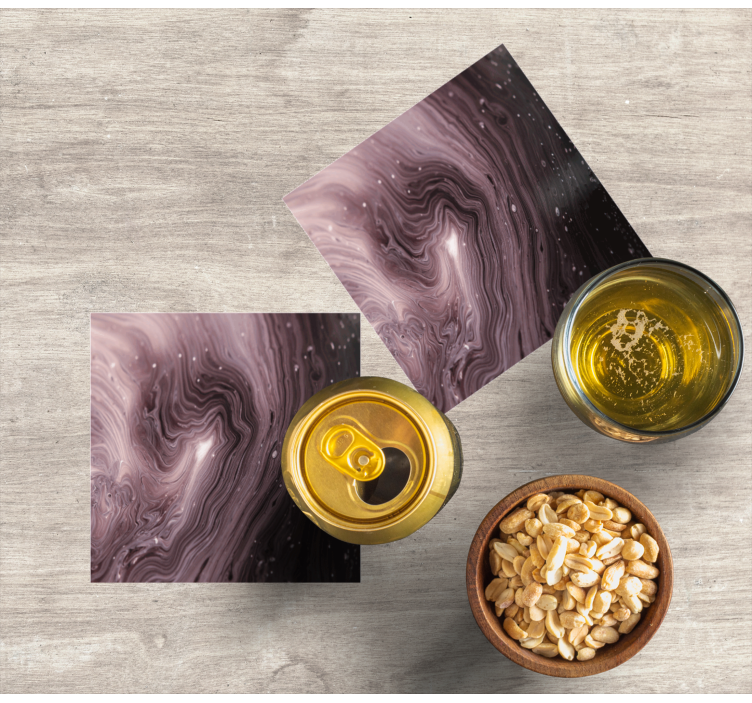 Untersetzer mit flüssigem marmor-muster - TenStickers