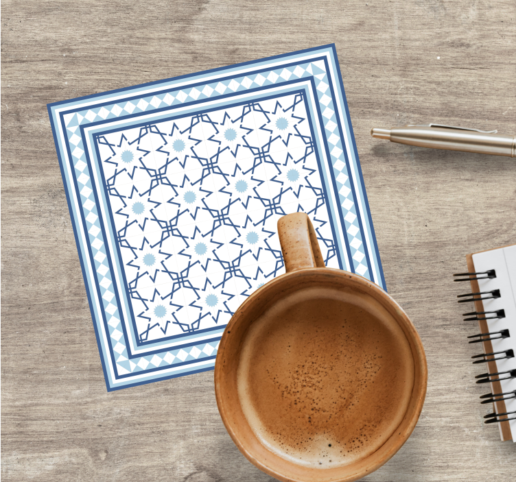 Untersetzer mit geometrischem motiv - TenStickers