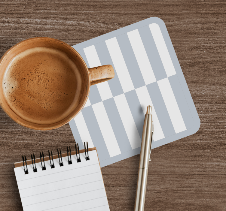 Untersetzer mit gestreiftem oberflächenmuster - TenStickers