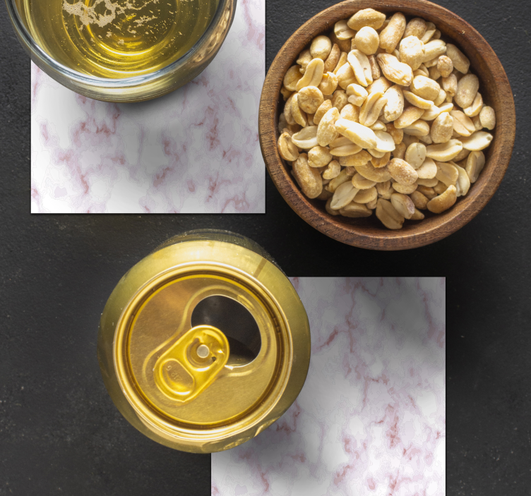 Untersetzer mit marmor-effekt - TenStickers