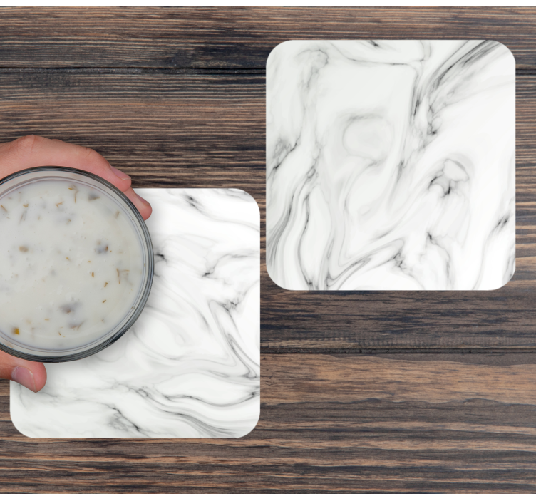 Untersetzer mit marmorwirbel-muster - TenStickers