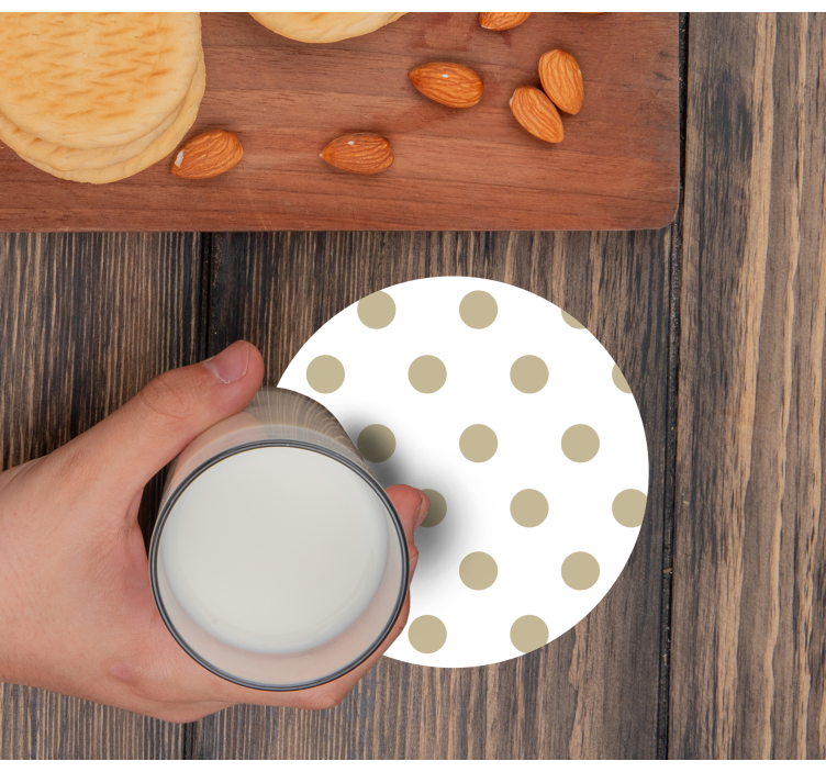 Untersetzer mit punkte-muster - TenStickers