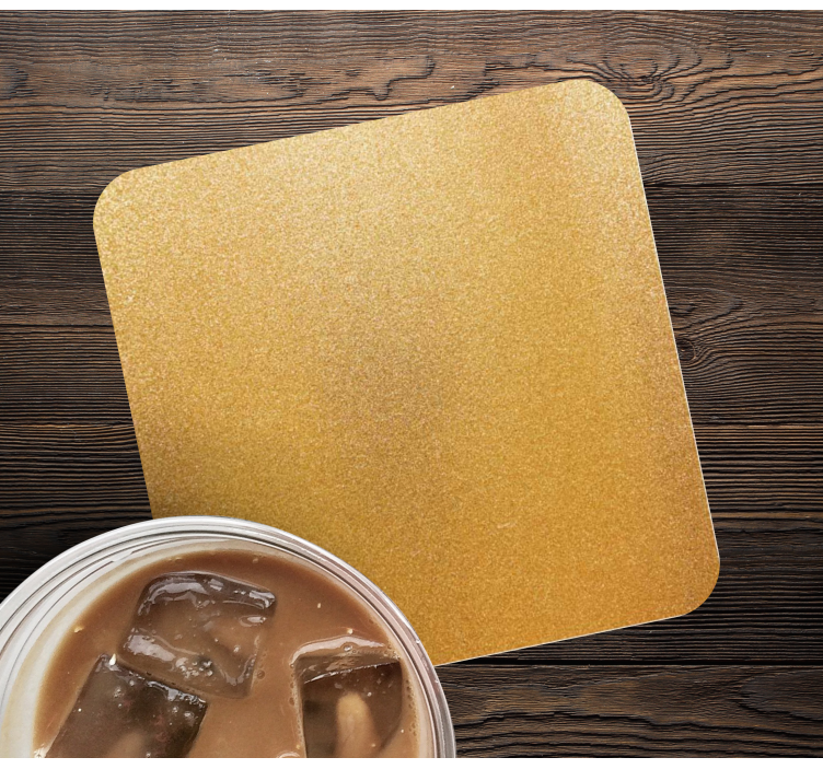 Untersetzer mit schimmernder goldener oberfläche - TenStickers