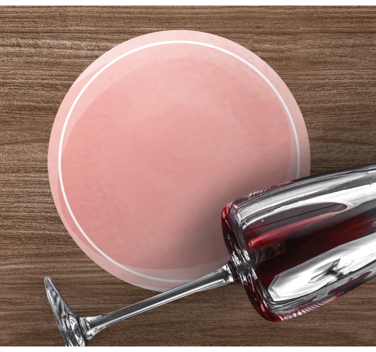 Untersetzer modern elegante runde oberfläche - TenStickers