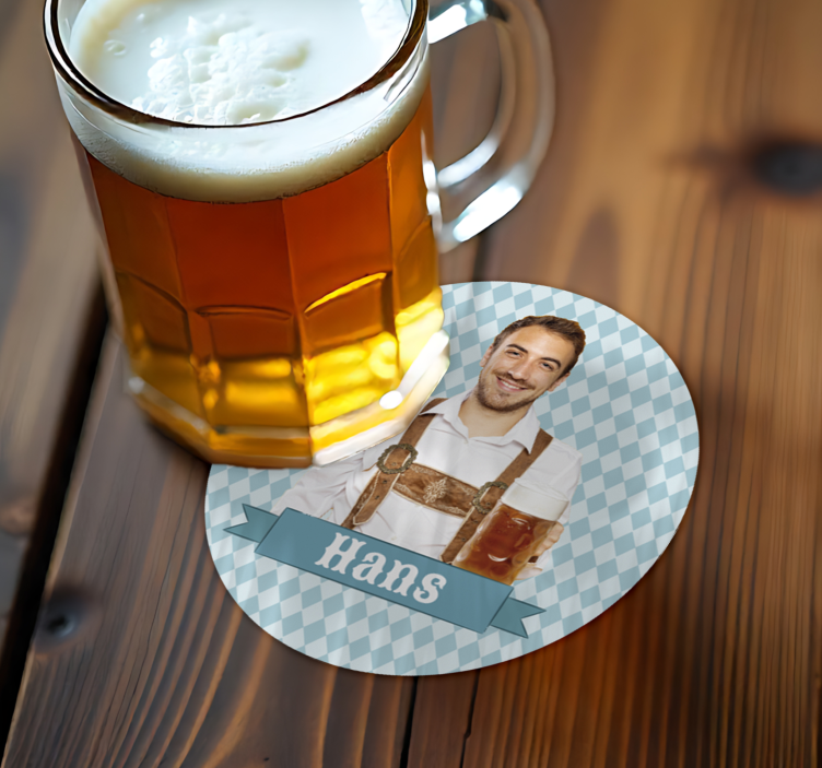 Untersetzer personalisiert rundes individuelles - TenStickers