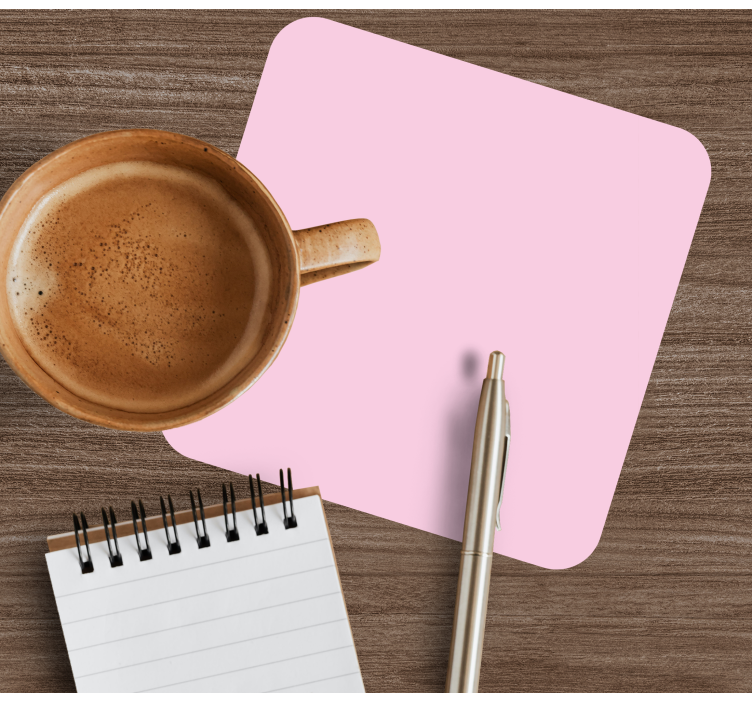 Untersetzer pinke quadratische oberfläche - TenStickers