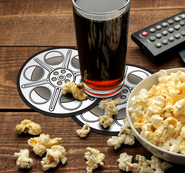 Untersetzer Vintage alte Filmrolle - TenStickers