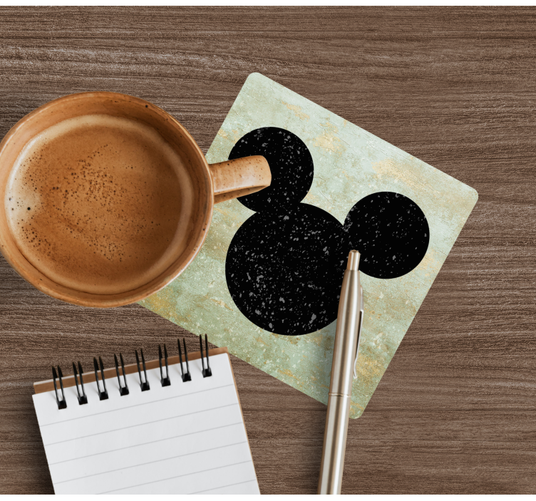 Vintage untersetzer im klassischen cartoon-stil - TenStickers