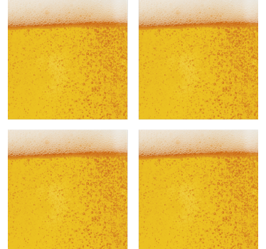 Bier Textur Untersetzer - TenStickers