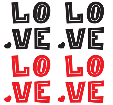 Bierdeckel sprüche in kräftiger liebes-typografie - TenStickers